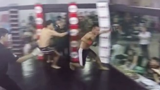 Watch An MMA Fighter Lose An Amateur Fight Via Running Away In Terror