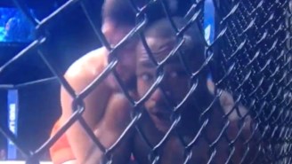 Watch This MMA Fighter Tell His Mom To Shut Up In The Middle Of A Fight