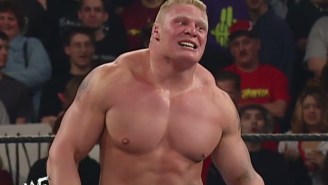 Remembering The Time Brock Lesnar Obliterated Jeff Hardy In His First WWE Match