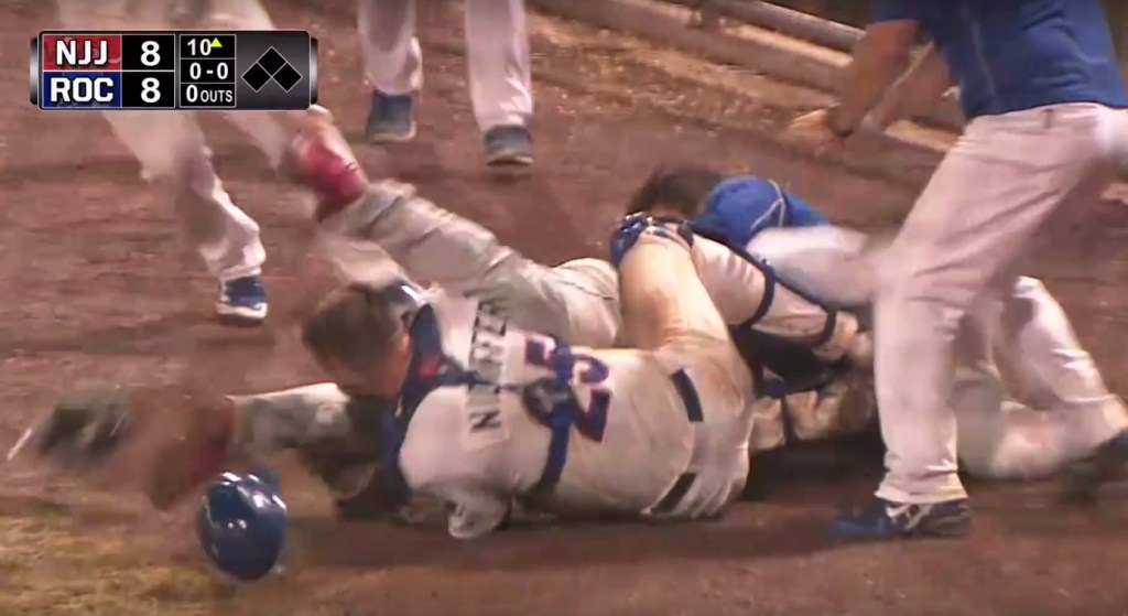 This Baseball Player’s Decision To Charge The Opposing Team’s Dugout Was Poor
