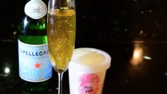 This Cocktail Is Made Out Of Cotton Candy And Gold (Just As Nature Intended)