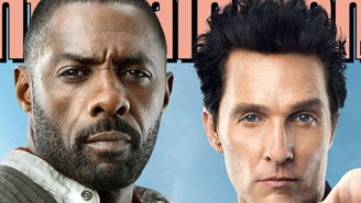 Get your first official look at the stars of ‘The Dark Tower’…hold up, is that a Pokeball?