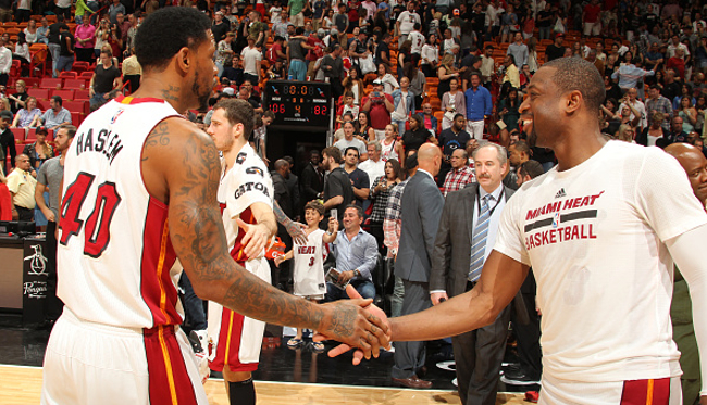 udonis haslem, dwyane wade