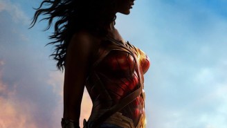 Wonder Woman’s looking colorful on her very first one-sheet
