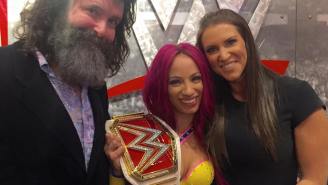Mick Foley Shares The Behind-The-Scenes Story Of The WWE Locker Room Losing Their Minds For Sasha Banks’ Championship Win