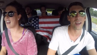Michael Phelps And The U.S. Swim Team Spoofed ‘Carpool Karaoke’
