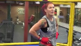 Watch MMA Fighter Cris Cyborg Beat An Olympic Wrestler At Her Own Sport