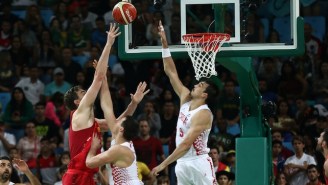 The Newest Sixer Dario Saric Had A Last-Second Block On Pau Gasol To Clinch A Stunning Upset Of Spain