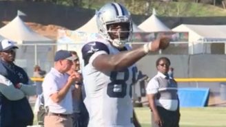 Watch Dez Bryant Talk Trash To The Entire Cowboys Defense During Practice