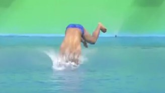 This Spectacularly Bad Olympic Diving Attempt Should Win The Gold Medal For Belly Flopping