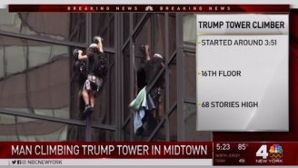 A Man Scaled Trump Tower With Suction Cups Like ‘Spider-Man’