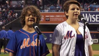 Dustin From ‘Stranger Things’ Sang The National Anthem At A New York Mets Game