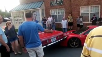 This Man’s Reaction To Someone Backing Over His Rare $300K Ferrari Is Pretty Much What You’d Expect