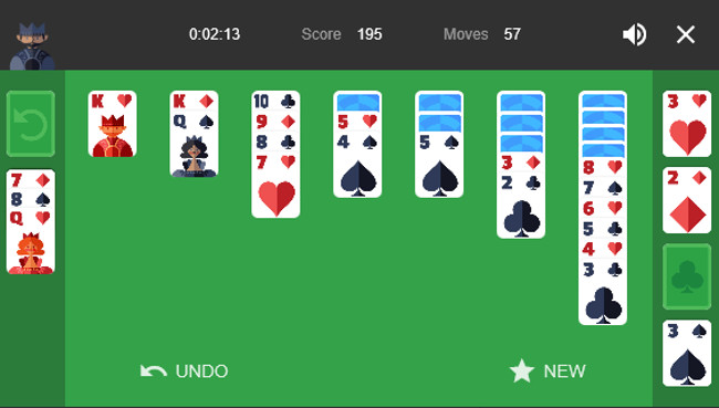 google free online solitaire