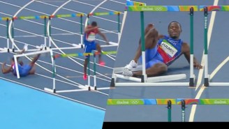 This Olympic Hurdler Forgot How Hurdles Work At The Worst Time