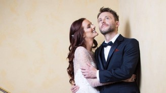 Chris Hardwick’s Nerdy Wedding Featured A Tardis Cake And Zombies