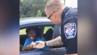 It’s Impossible Not To Smile At These Police Officers Issuing Ice Cream To Drivers They Pull Over