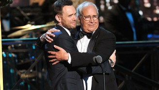 Joel McHale Called Chevy Chase For His Blessing To Play Him In ‘A Futile And Stupid Gesture’