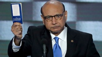 Khizr Khan Has Been Giving Away Copies Of The Constitution For A Long Time