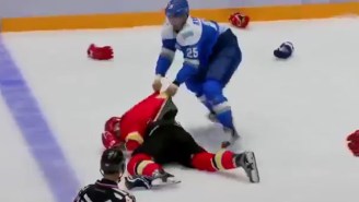 A Russian Hockey Hero Tried To Single-Handedly Fight The Entire Opposing Team