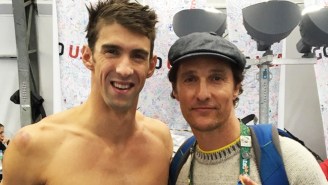 Matthew McConaughey Continues To Have The Best Time At The Rio Olympics