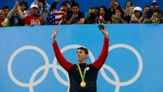 Michael Phelps Earns A Gold Medal In The Final Race Of His Legendary Career