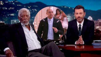 Morgan Freeman Proves His Voice Can Narrate Anything, Even A Random Person On The Street