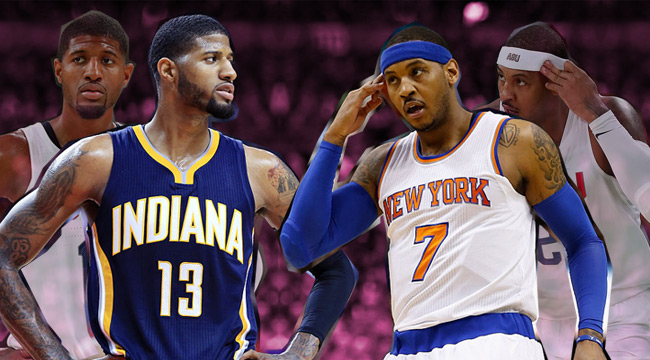 Paul George, Carmelo Anthony