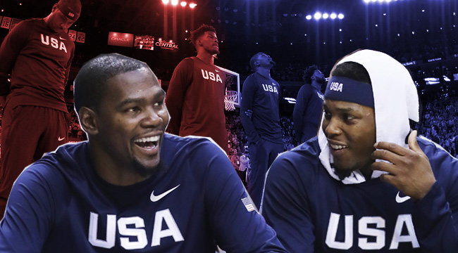 kevin durant, jimmy butler, usa basketball
