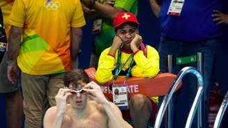 No One Knows What To Make Of The Lifeguard At The Olympic Pool