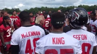 Ric Flair Got The Atlanta Falcons Huddle Fired Up With This Classic Promo