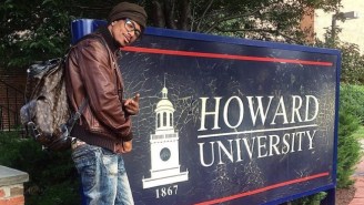 Nick Cannon Proudly Showcases His Freshman Status At Howard