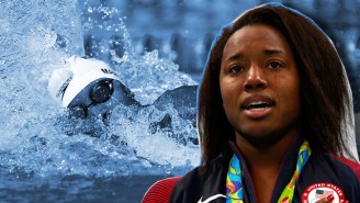All The Most Emotional Moments From Simone Manuel’s Historic Gold Medal Win