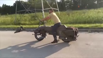 Bikers Can Now Geek Out Thanks To This Working ‘Star Wars’ Speeder Motorbike