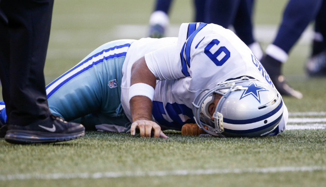 Tony Romo to have plate inserted into collarbone