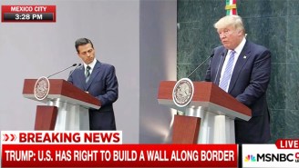 Trump Avoided Discussing Who Pays For The Wall With His New BFF, Mexican President Enrique Peña Nieto
