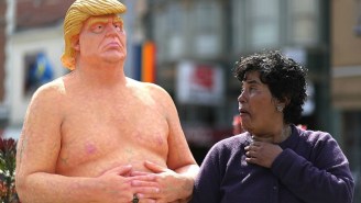 The NYC Parks Department Makes The Perfect Joke About Those Terrifying Trump Statues