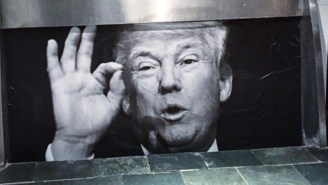 An Irish Pub Found A Very Interesting Place To Display A Photo Of Donald Trump