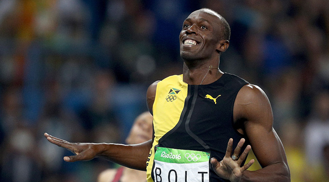 Usain Bolt Won His Third Consecutive Gold Medal In The 100