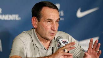 Coach K Got Pretty Saucy When A Reporter Asked About Living On A Cruise Ship