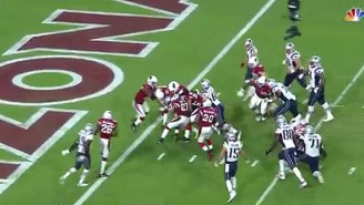 Here’s LeGarrette Blount, Carrying Six Cardinals Defenders Into The End Zone