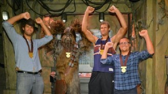 The NBA’s Lopez Brothers Finally Gave Chewbacca A Medal As ‘Star Wars’ Completists Rejoice