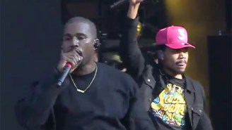 Kanye West Showed Up To Perform At His Friend Chance The Rapper’s Festival