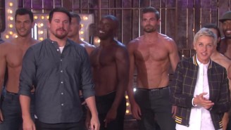 Channing Tatum Debuted His ‘Magic Mike Live’ Dancers To A Screaming ‘Ellen’ Audience
