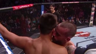 Here’s The Emotional Pep Talk CM Punk Gave Mickey Gall After Their UFC 203 Fight