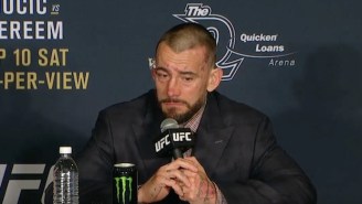 An Emotional CM Punk Talked About Letting His Coaches And Family Down At UFC 203