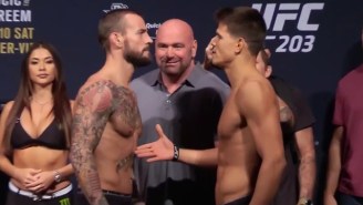Things Got Tense At The UFC 203 Weigh-Ins When CM Punk Refused To Shake His Opponent’s Hand