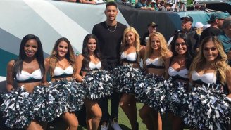 Ben Simmons Was Only About 999,987,000 RTs Away From Running On The Field At The Eagles Game