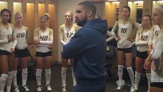 Drake Earns “Best Godfather Ever” Title By Cheering On His Goddaughter’s Volleyball Team