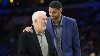 Gregg Popovich Jokes That He And Tim Duncan Text All The Time Like They’re ‘In Love’